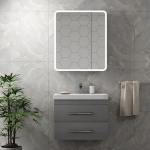 Зеркало со шкафом CONTINENT Emotion МВК029 70х80 с подсветкой с датчиком движения