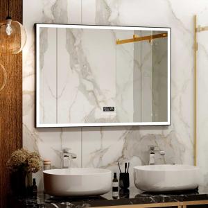 Зеркало CONTINENT Frame Black ЗЛП310 100х70 с МФП