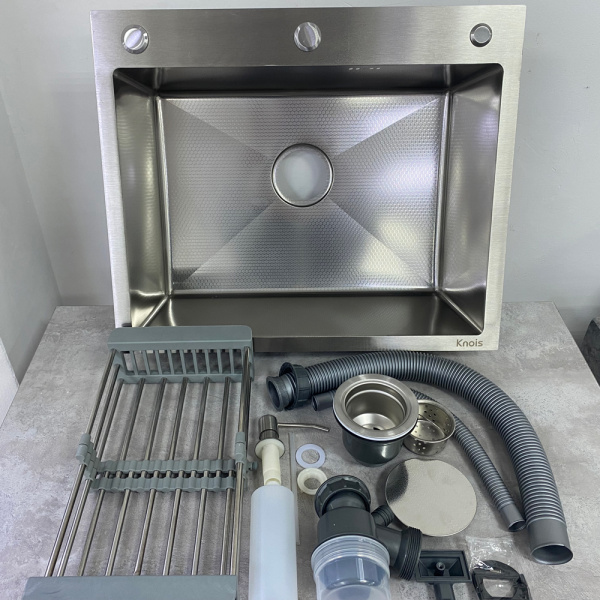 Мойка кухонная врезная Knois KN605005 комплектация
