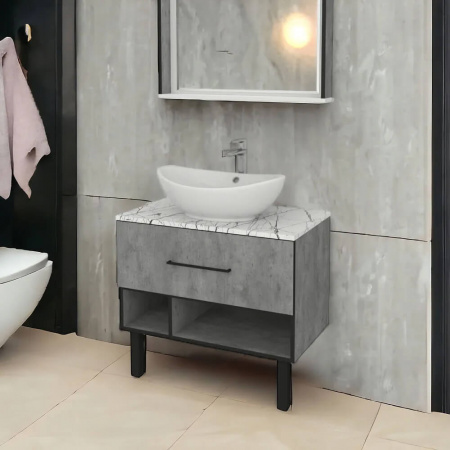 Тумба в ванную комнату подвесная VERONA 76 под умывальник ГАММА 56