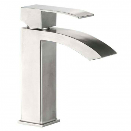 Смеситель на раковину HAIBA HB10815 НЕРЖ. СТАЛЬ (лат., 35мм)