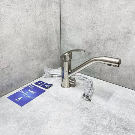 Смеситель на мойку с выходом под фильтр HAIBA HB4321 (лат., 40мм) Смеситель на мойку с выходом под фильтр HAIBA HB4321 (лат., 40мм)