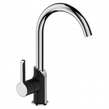 Смеситель на мойку HAIBA HB70805-7 ЧЕРНЫЙ/ХРОМ (лат., 35мм) Смеситель на мойку HAIBA HB70805-7 ЧЕРНЫЙ/ХРОМ (лат., 35мм)