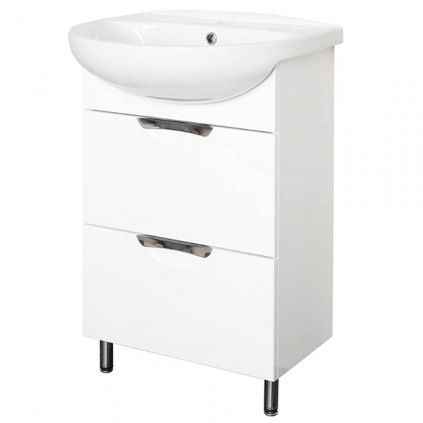 Тумба напольная AquaLine Антик 55 2 ящика