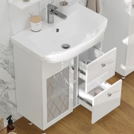 Тумба в ванную комнату MILENA 70.1D.2Y под умывальник БАЛТИКА 70