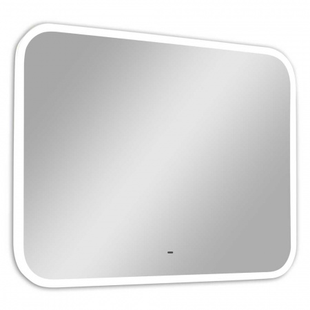 Зеркало ДЕМУР/Demure 90 900х800мм (LED-подсветка, бесконтакт сенсор выключатель, ХОЛОДНАЯ подсветка)