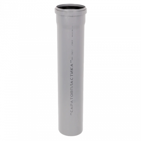 Труба ППР Ø110х500мм (толщина 2,2мм) СЕРАЯ для внутренней канализации (10) Саратовпластика