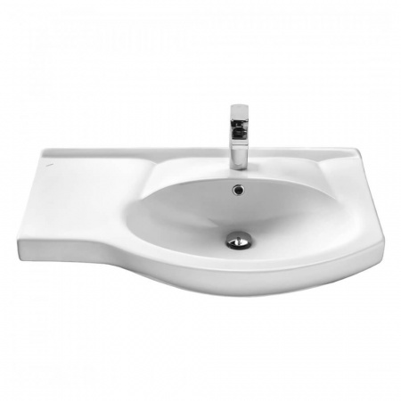 Умывальник мебельный КОРАЛЛ 83 с ЛЕВЫМ крылом (чаша справа)