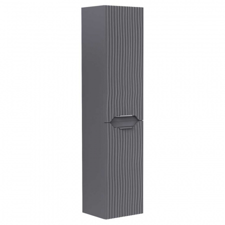 Шкаф-пенал в ванную комнату MIRAGE 36 ПРАВЫЙ подвесной (360х318х1600мм) с корзиной