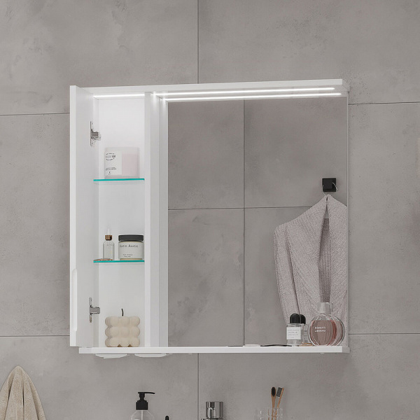 Зеркало со шкафом Volna Lake 70 L