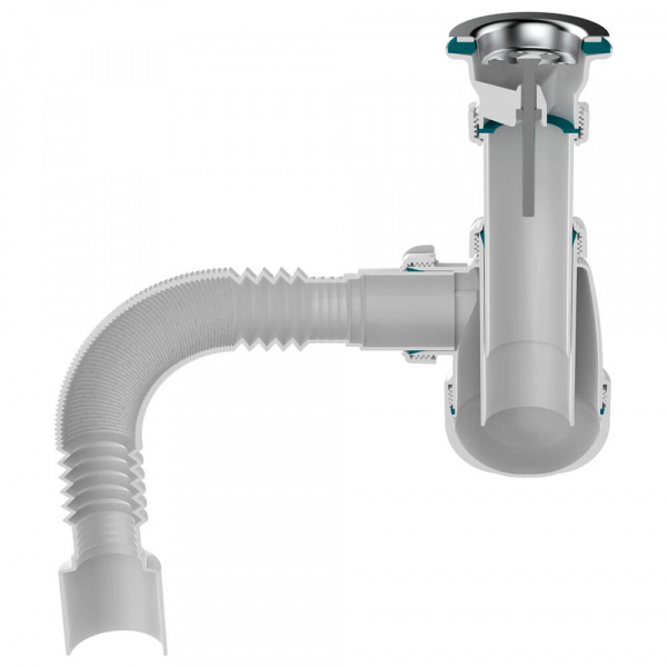 Сифон Aquant 1 1-2х40 мм B0110-30-MR