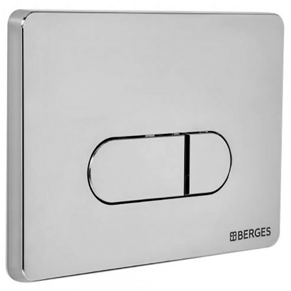 Клавиша смыва Berges Novum D3 040033 хром