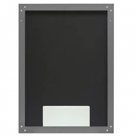 Зеркало STRONG 70 700х1000мм (LED-подсветка, сенсорный выключатель, алюминиевый профиль СЕРЫЙ)