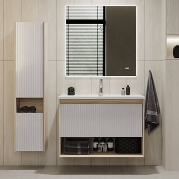 Тумба подвесная Jorno Tossony 90 Сонома светлая