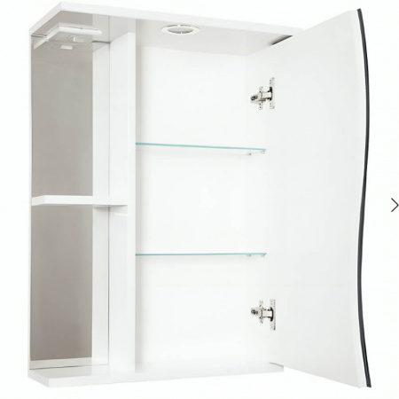 Шкаф зеркальный ВОЛНА 50 с подсветкой