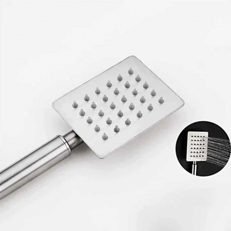 Смеситель на ванну длинный излив DIKALAN В2266 (12) (нерж., 40мм)