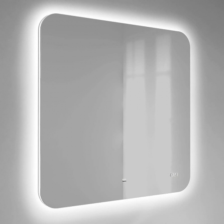 Зеркало EGO 80 800х800мм (LED-подсветка, бесконтактный сенсорный выключатель, часы) Зеркало EGO 80 800х800мм (LED-подсветка, бесконтактный сенсорный выключатель, часы)