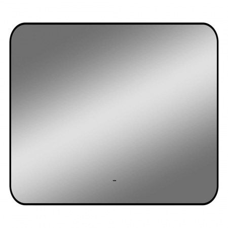 Зеркало ТОРИ/Torry 80 800х700мм (фоновая подсветка, бесконтактный сенсорный выключатель, ЧЕРНЫЙ)