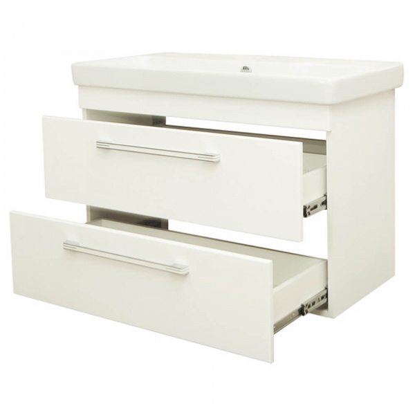 Тумба подвесная AquaLine Адриана 90 2 ящика