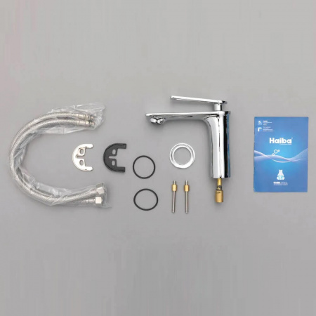 Смеситель на раковину HAIBA HB10589 (лат., 35мм)