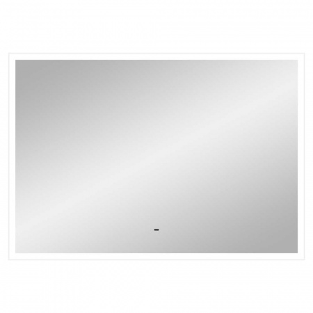 Зеркало FRAME 100 1000х700мм (LED-подсветка, бесконт сенс выкл-ль, ХОЛОД подсвет, ал профиль БЕЛЫЙ)