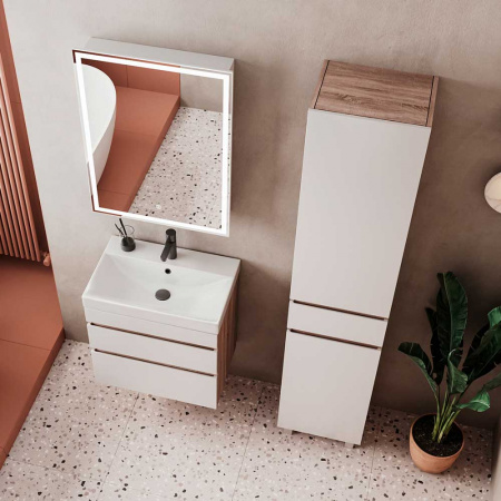 Тумба в ванную комнату подвесная CONTY 70.2Y  под умывальник LAKЕ 70 (9696-70)