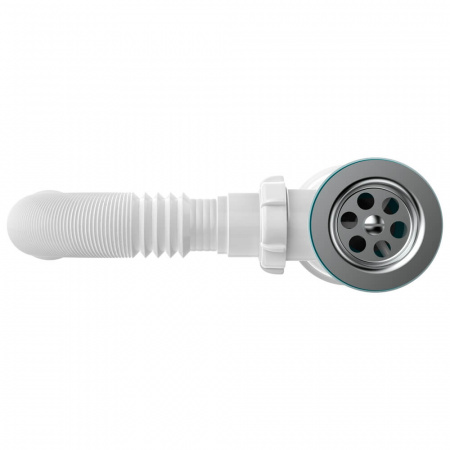 Сифон для кухни 1 1/2"х40 с мет.реш. с г.т. 40х50 B0110-30-MR (30)