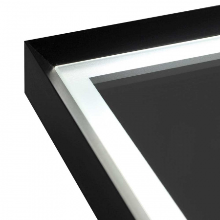 Зеркало STAGE 70 700х1000мм (LED-подсв., бесконт.сенс.выкл., рама алюм СПЕКТРУМ ЧЕРНЫЙ)