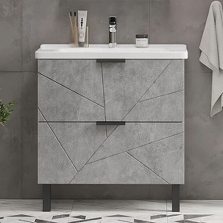 Тумба в ванную комнату TWING 70.2Y БЕТОН под умывальник ФОСТЕР 70 / МИРАНДА 70 
