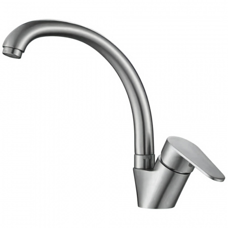 Смеситель на мойку HAIBA HB41801-2 НЕРЖ.СТАЛЬ (лат., 35мм)