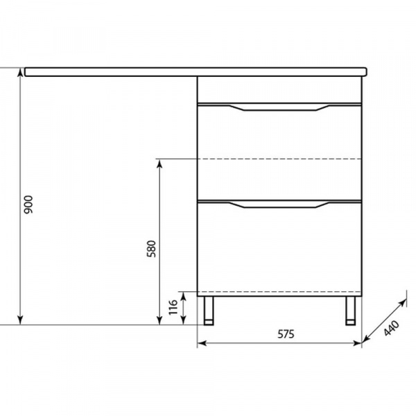Тумба напольная AquaLine Марсал 120 размеры