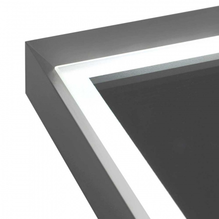 Зеркало СТЕЙДЖ/Stage 600х800мм(LED-подсв.,бесконт.сенс.выкл., рама ал СПЕКТРУМ СЕРЫЙ)
