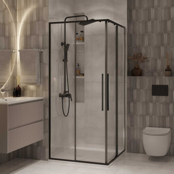 Душевой уголок Niagara Nova NG-6823-34Black 90x90