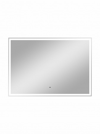 Зеркало СТРОНГ/Strong 1000х700мм (LED-подсветка,бесконт сенсор вык, ХОЛОД подсвет, ал профиль БЕЛЫЙ)