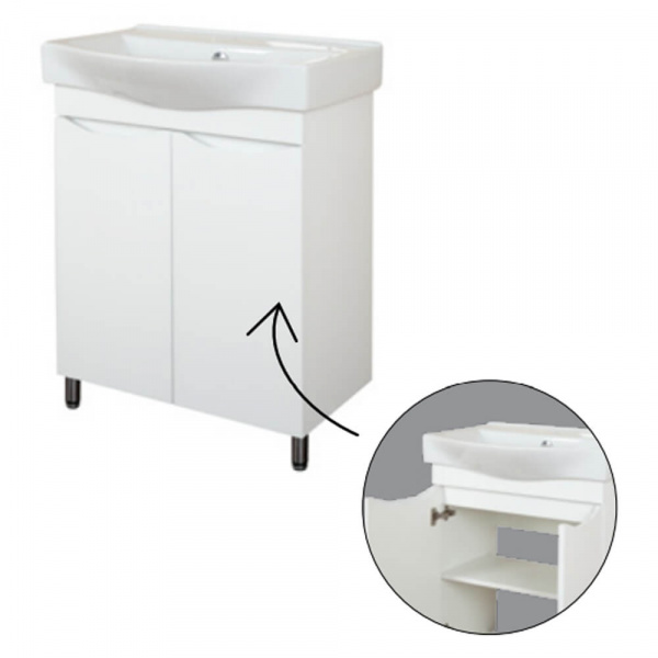 Тумба напольная AquaLine Беверли 65 Минор