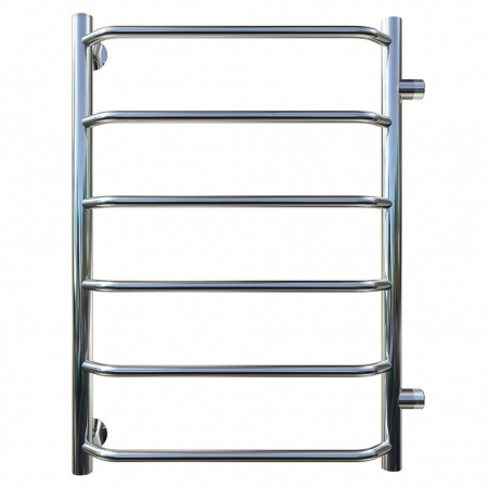 Полотенцесушитель водяной БРАВО ПМ 1 80х50см из нерж. (боковое подключение 500мм)