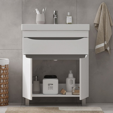 Тумба в ванную комнату LAKЕ 70.2D.1Y под умывальник LAKЕ 70 (9696-70)