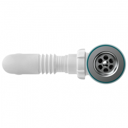 Сифон для умывальника 1 1/4"х40 с мет.реш. с г.т. 40х40/50 S1015-35-MR (35)