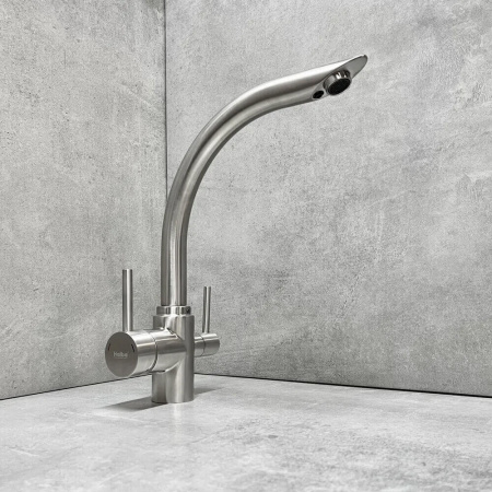 Смеситель на мойку с выходом под фильтр HAIBA HB70304 НЕРЖ.СТАЛЬ (нерж., 35мм) Смеситель на мойку с выходом под фильтр HAIBA HB70304 НЕРЖ.СТАЛЬ (нерж., 35мм)