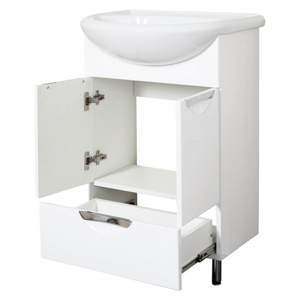 Тумба напольная AQualine Уют 55 1 ящик