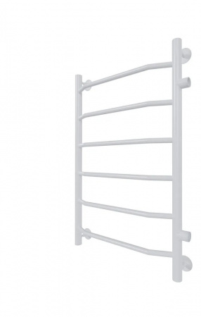 Полотенцесушитель водяной БРАВО ПМ 1 80х50см БЕЛЫЙ из нерж. (боковое подключение 500мм)