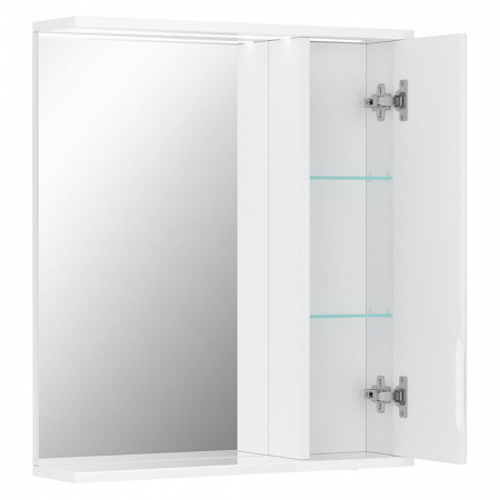 Шкаф зеркальный JOLI 60 ПРАВЫЙ с подсветкой (600х146х700мм)