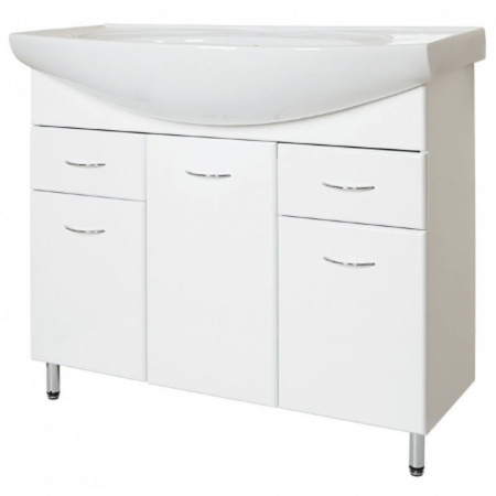 Тумба в ванную комнату ЭНИГМА 100/2 под умывальник ЭНИГМА 100