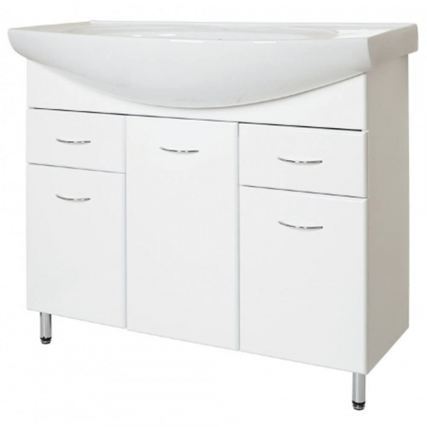 Тумба напольная AquaLine Энигма 100 2 ящика