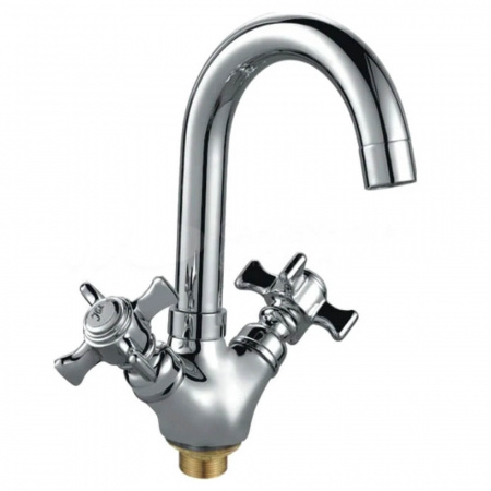 Смеситель на мойку HAIBA HB4524 двуручный (лат.)