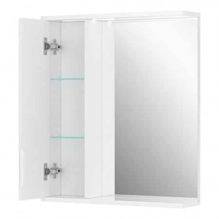 Шкаф зеркальный JOLI 60 ЛЕВЫЙ с подсветкой (600х146х700мм)