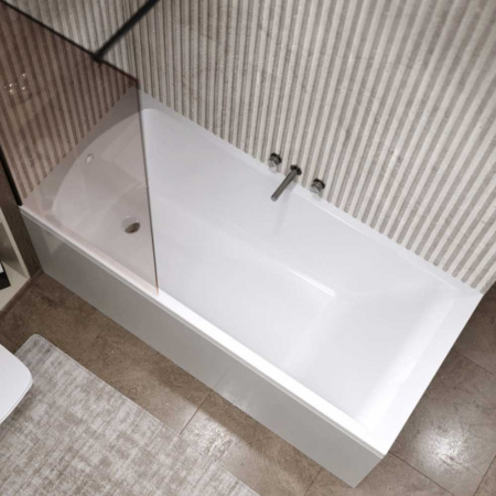 Ванна акриловая прямоугольная ФИДЖИ 160х75см 