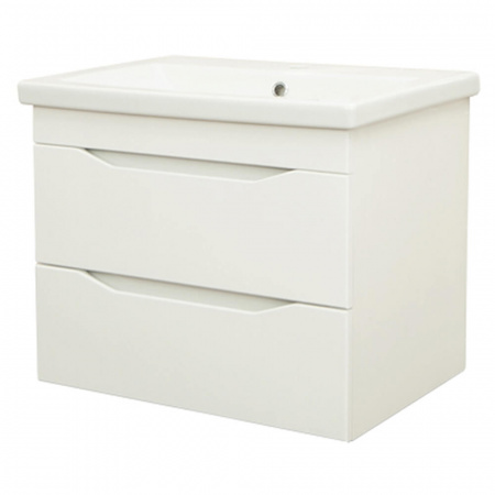 Тумба в ванную комнату подвесная КОМО 60/2 МИНОР под умывальник СОМО 60