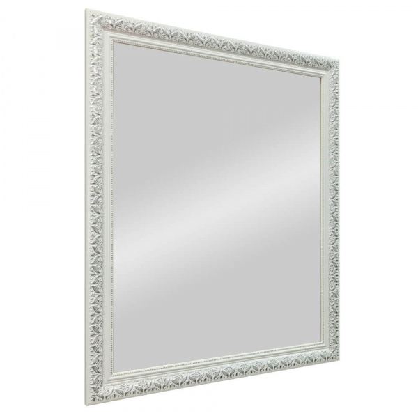 Зеркало Континент Дубай белый 60х74 см с рамой