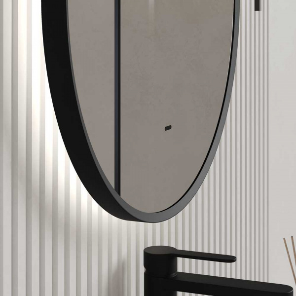 Зеркало CONTINENT Miaro Black ЗЛП5198 50x100